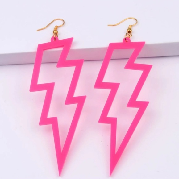 NWT/6 pe Lighting Bolt Earrings - Picture 7 of 9